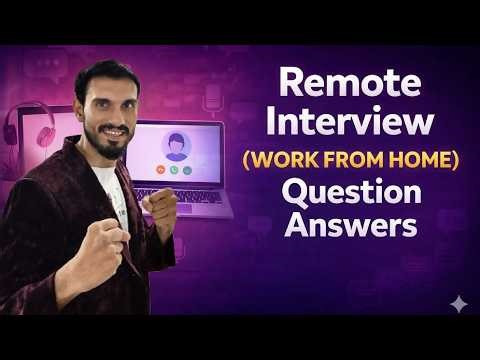 How to PASS a Remote WFH Job Interview! (TOP Questions & Answers)