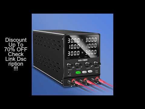 Newest Dual-Channel Variable Digital DC Power Supply 30V 10A 60V 5A Voltage Regulator Series Paralle