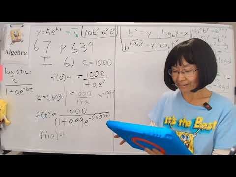 Algebra Chapter 6.7 Part 2 of 3 Exponential and Logarithmic Models with free Openstax textbook