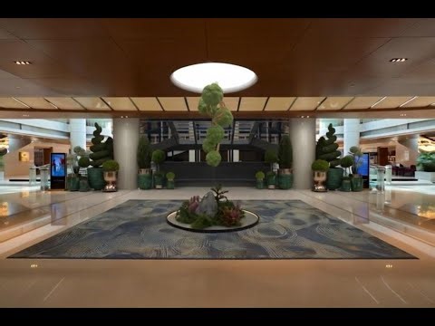 Urban Regeneration for Tomorrow | AI Generated - Realistic Vision of Hotel Lobby Landscape Renewal