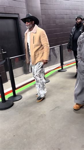 Deion Sanders Celebrates Win with Son Shedeur