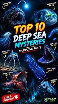 10 Deep Sea Mysteries You Won’t Believe! 🌊😱 | Amazing Ocean Facts #Shorts #wildborn earth #viral