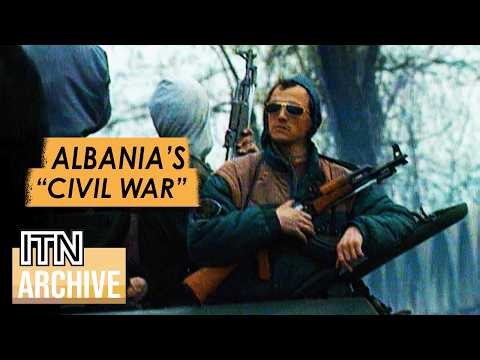 1997 Albanian Unrest | Dramatic Footage of Country's Slide Towards Civil War | Archive Documentary