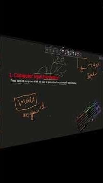 Computer Input Hardware | NaseebCodeStudio
