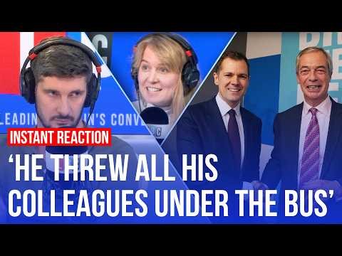 Instant reaction: Jenrick defects to Reform as he hits out at Tories