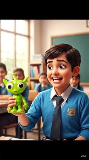 "Alien Homework Le Gaya! 👽😂 | Teacher Shocked | Funny School Shorts"