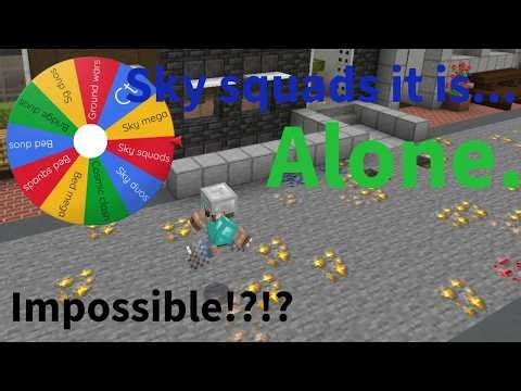 Trying to Win 5 SkyWars Games in a Row… Alone