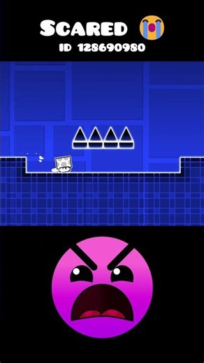 Trying the SCARIEST level in Geometry Dash #geometrydash