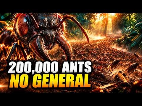 The Army With No General Up to 200,000 Ants in One Raid