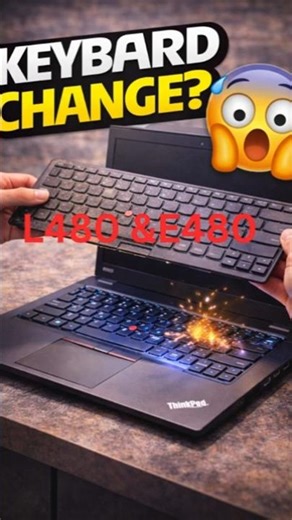 L480 Keyboard Dead? 🔥 Easy Replacement Trick!