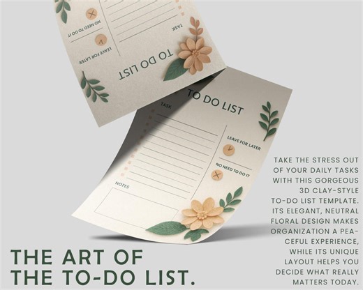 Daily Agenda With Task Prioritization & Notes - Etsy UK