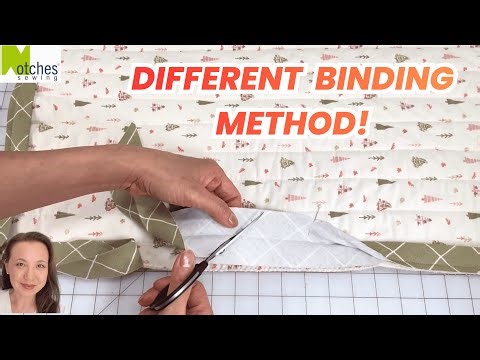 A Different Method to add Bias Binding on a Quilted Project