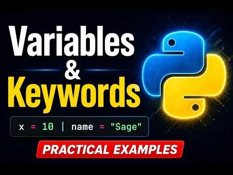 Python Variables & Keywords | Every Beginner Must Know This