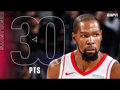 Kevin Durant passes Wilt 🚀 Moves to No. 7 on points list in Rockets loss | NBA on ESPN