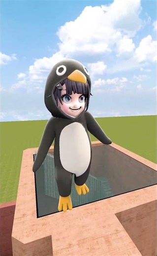 Gugu Gaga EVOLUTION to SAVE the Little Penguin from Baldi in Gmod! #shorts