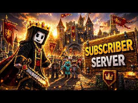 MINECRAFT LIVE 🔴 SUBSCRIBER SMP – JOIN NOW & PLAY WITH ME! 🎮