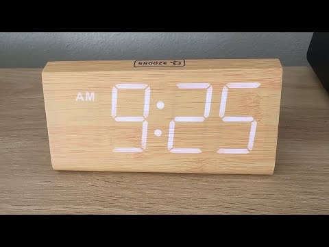 Perfect neutral digital clock! DreamSky Wooden Clock review