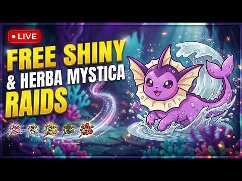 LIVE FREE Pokemon Shiny & Herba Mystica Raids ✨ Request Any Shiny | Scarlet & Violet