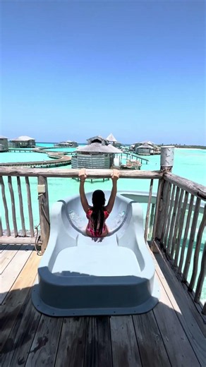 Living the overwater bungalow dream 💎 #travel #vacation #maldives