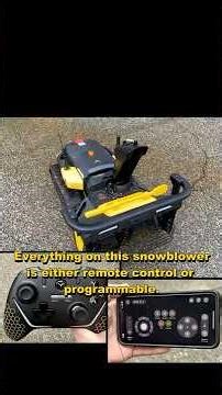 Santa NEEDS This Robot Snow Blower! 🎅
