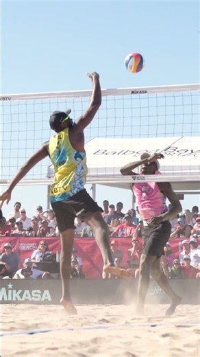 When Evandro decides the rally is over. The rally is over. 😤 | Beach Volleyball Shorts