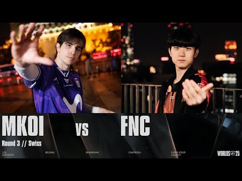 MKOI vs FNC | WORLDS 2025 | Swiss | Game 01 | Movistar KOI vs Fnatic