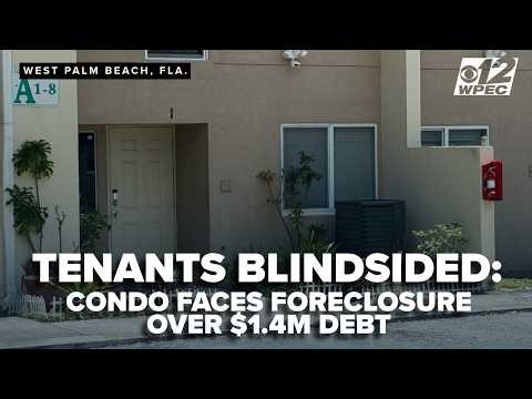 Tenants blindsided as condo faces foreclosure over $1.4M debt