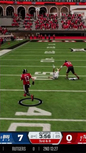 Crazy interception by the Red Raiders!