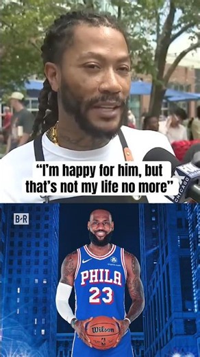 D-Rose on LeBron signing with Sixers 😅 (via devankaney/IG, @FOX32Chicago)