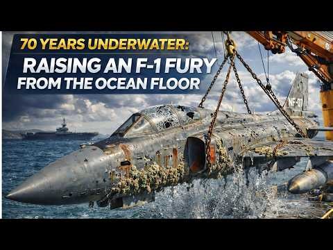 70 Years Underwater: Raising an F-1 Fury from the Ocean Floor | Aviation History