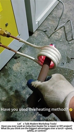 Induction Heating – Fast, Controlled, and Safer Than an Open Flame! ⚡🔥