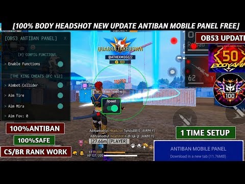 OB53 FREE FIRE MOD MENU 🔥 UNLIMITED DIAMOND HACK 🔥 FF MOD MENU APK 2026