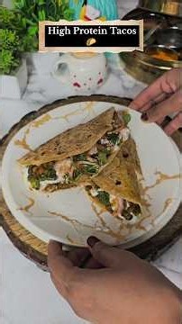 Easy High Protein Tacos 🌮#viral #trending #shortsfeed #shorts #reels #food #recipe #cooking #healthy