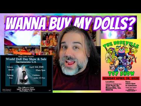 Wanna Buy My Dolls? I've Got 2 Shows Coming Up in April 2026!