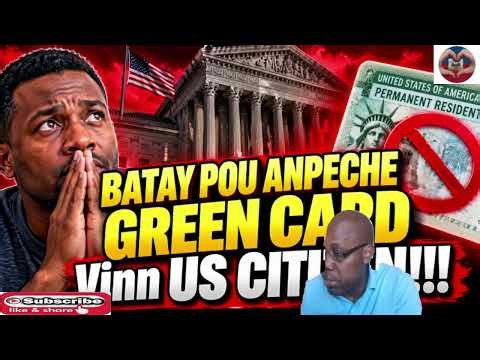 🚨 28 MOUN KI GEN GREEN CARD ANBA AKIZASYON! YO PA MENM VOTE?!