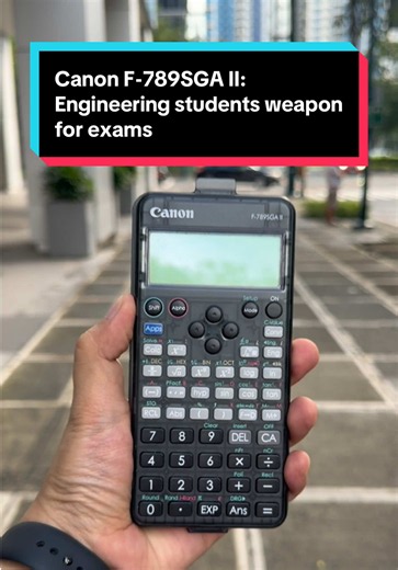 Canon F-789SGA II: Engineering Student's Exam Weapon
