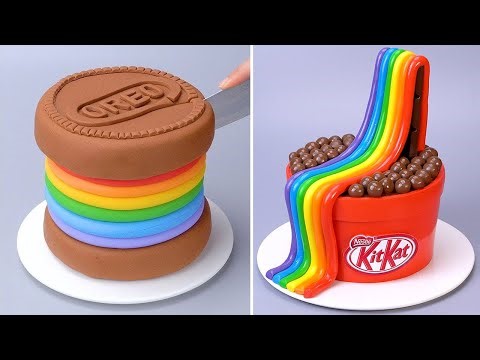 Fancy OREO, KITKAT and NUTELLA Cake Decorating Ideas | Perfect Chocolate Cake Decorating Tutorials