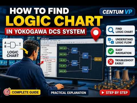 How to Find Logic Chart in Yokogawa CENTUM VP DCS System | Complete Tutorial