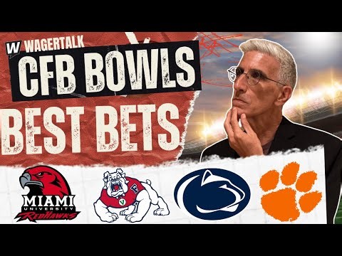 Pinstripe & Arizona Bowl BEST Bets! Penn State vs Clemson & Miami OH vs Fresno State