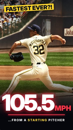 105.5 MPH… From a STARTER 🤯 Jacob Misiorowski Is Unhittable #mlb