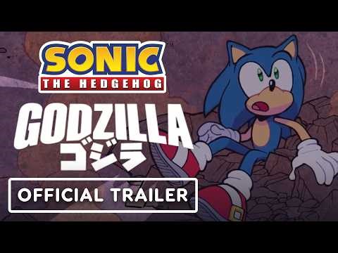 Sonic The Hedgehog x Godzilla - Official Comic Book Series Crossover Trailer