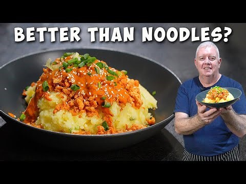 EASY Dan Dan Mashed Potato Bowl Better Than Noodles Seriously!!!