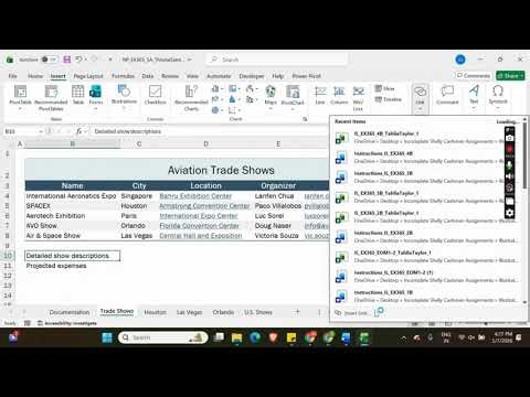 New Perspectives Excel 365 | Module 5: SAM Project A Cierva Systems #newperspectives
