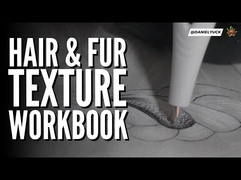 Hair Texture Practice Exercises Tattoo Workbook
