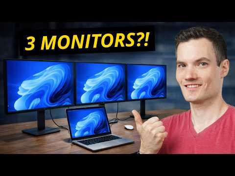 Your Laptop Won’t Support 3 Monitors… Until You Do This
