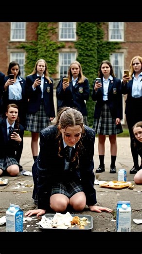 MY DAUGHTER WAS COVERED IN CAFETERIA TRASH WHILE HUNDREDS OF KIDS FILMED HER CRYING - THEY DIDN'T KNOW HER FATHER'S CONVOY WAS PARKED OUTSIDE THE GATE The steering wheel vibrated against my palms as we rolled through the Virginia humidity. Eighteen months overseas. Five hundred and forty-eight days since I'd seen my daughter's face. The Colonel had given me the green light for a "minor detour" on the way back to base. Six tactical vehicles. Two transport trucks. A Blackhawk escort overhead. "Go 