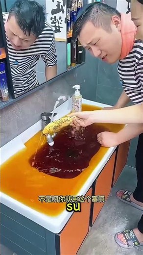 Turp sanılan su tıkacı herkesi şaşırttı 😂🚰😱