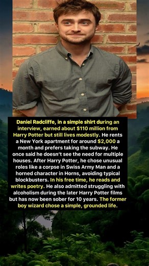 Daniel Radcliffe’s Simple Life After Harry Potter