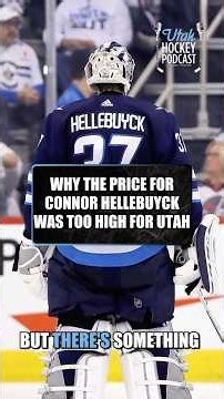 Why Didn’t the Mammoth Trade for Connor Hellebuyck? | KSL Sports #shorts
