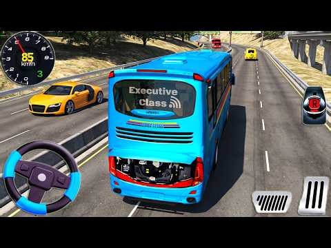 America Coach Bus Simulator | Realistic Passenger Bus Driving 3D - Bus Game Android Gameplay